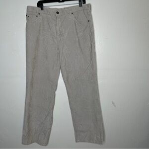 TOMMY HILFIGER BEIGE CORDUROY REGULAR FIT PANTS SZ 38x32